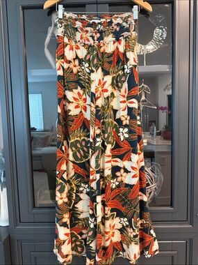 Patrons of Peace Floral Wide-Leg Palazzo Pants